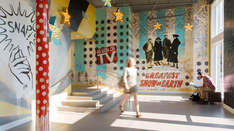 Crites Hall lobby, SCAD Savannah