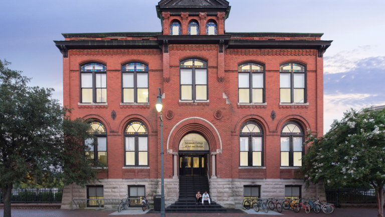 Exterior of Eichberg Hall, SCAD, Savannah