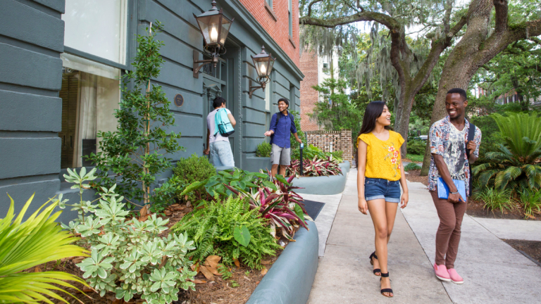 Exterior of Morris Hall in SCAD Savannah