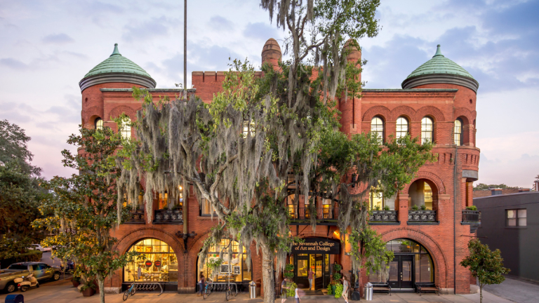 Exterior of Poetter Hall, SCAD, Savannah