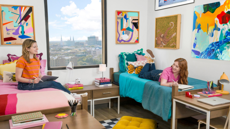 SCAD students sharing room in River