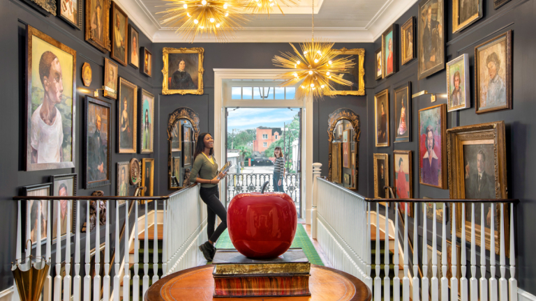 Interior entrance of SCAD Ruskin Hall