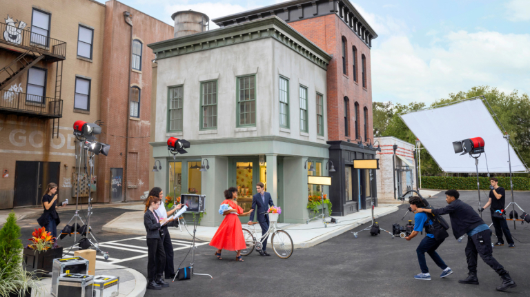 SCAD student filmmakers at Savannah Film Studios