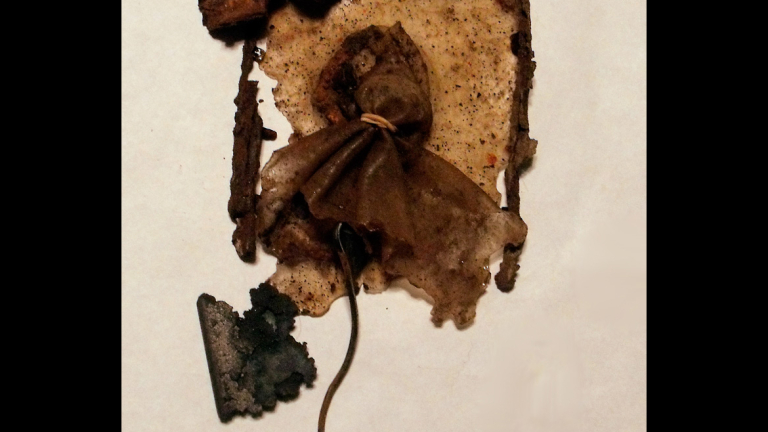 Greg Wolbrette, "Rocky Mountain Oysters," mixed media, 2013