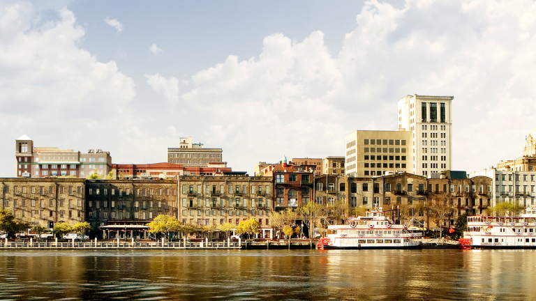 Savannah riverfront