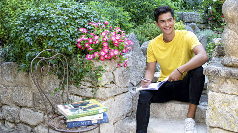 SCAD writing student does work in scenic Lacoste, France