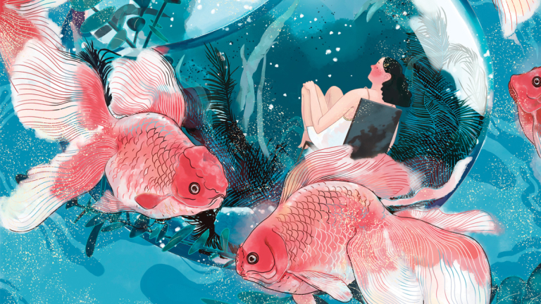 Illustration of goldfish