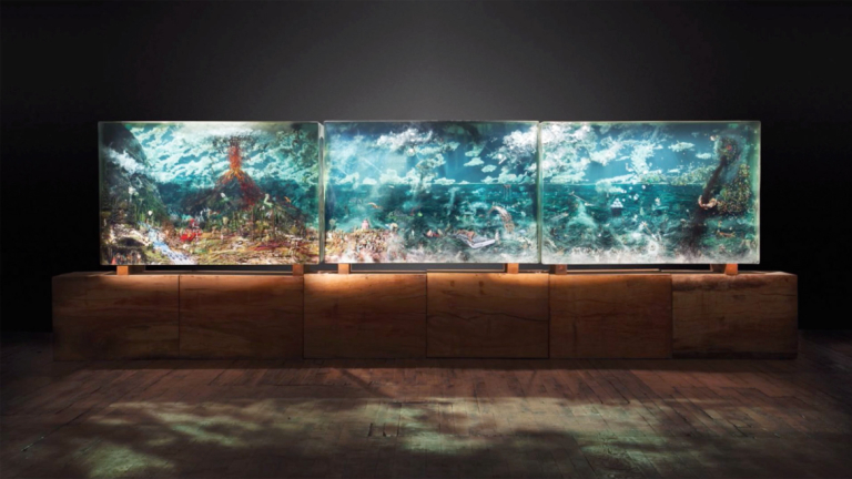Play video of Paula Wallace and Dustin Yellin