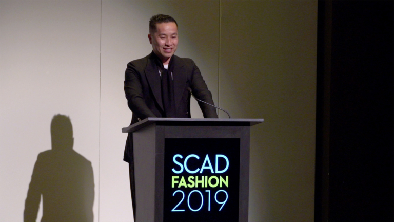 Play video of Phillip Lim award acceptance at SCAD Fashion 2019