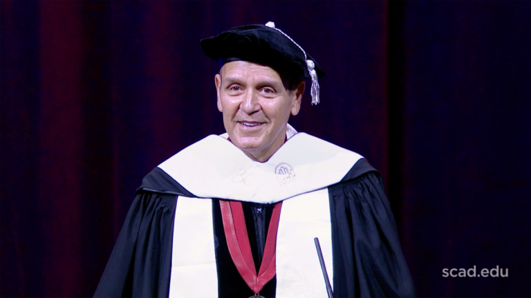 Play video of SCAD Savannah Commencement speaker Robert Chavez