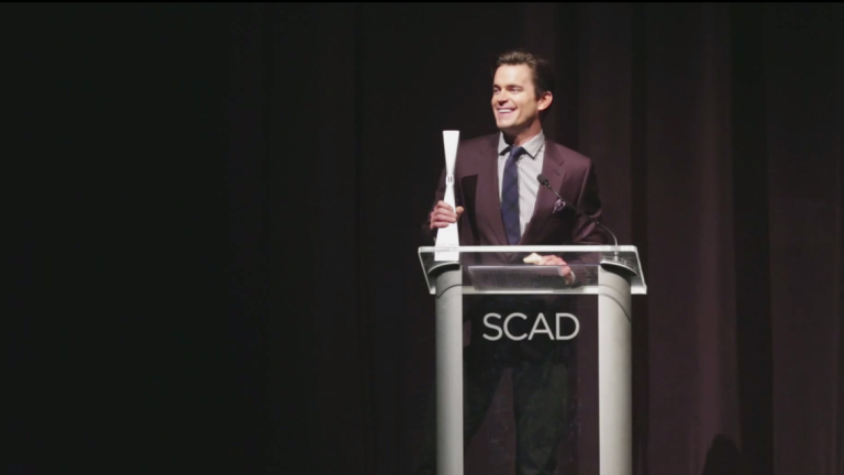 Matt Bomer accepts Spotlight Award at Savannah Film Festival
