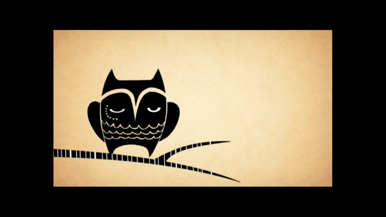 Animation student work, Ollie the Day Owl by Allie Rotenburg