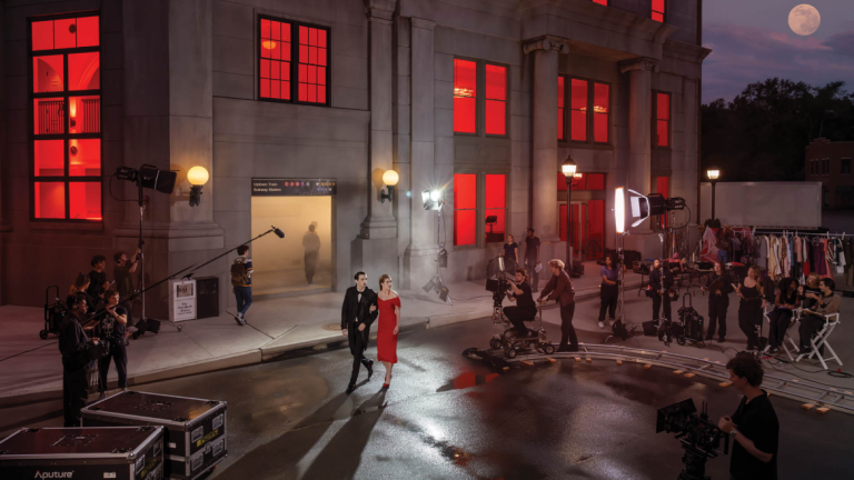 Students shoot a horror film on the SCAD backlot