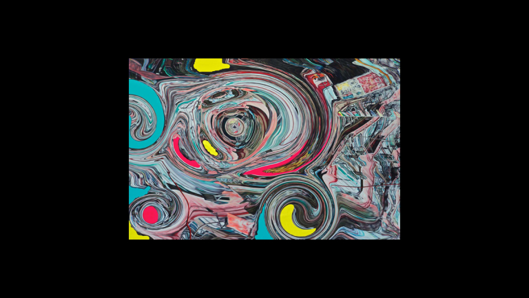Jin Myerson, "Me and Soutine in CWB," oil on canvas, 2013.
