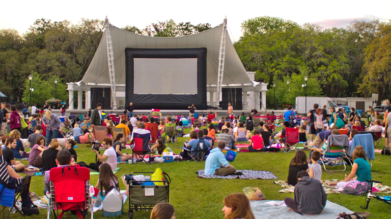 Films in Forsyth Park, Savannah, Georgia