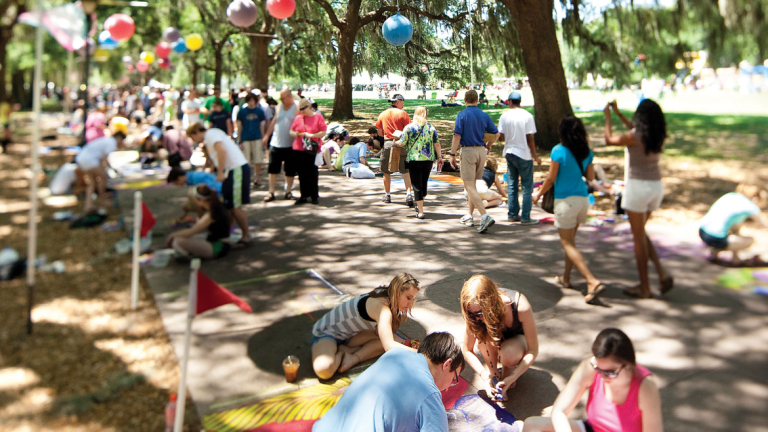 SCAD Sidewalk Arts Festival in Savannah
