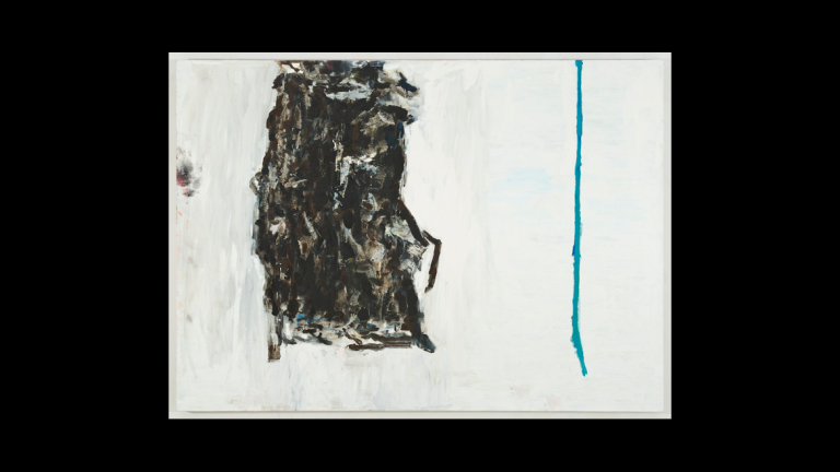 Paul Bloodgood, "Enclosure No. 2," oil on linen on board, 52" x 72", 2013. 