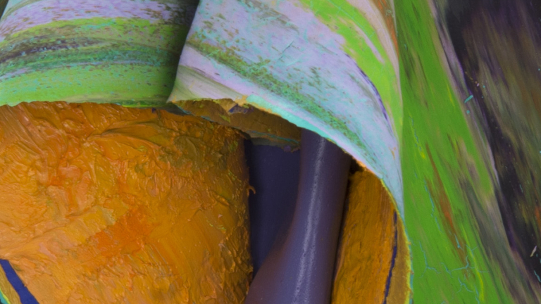 Leslie Wayne, "Paint/Rag #32", oil on panel, 15" x 9.5" x 6", 2013.