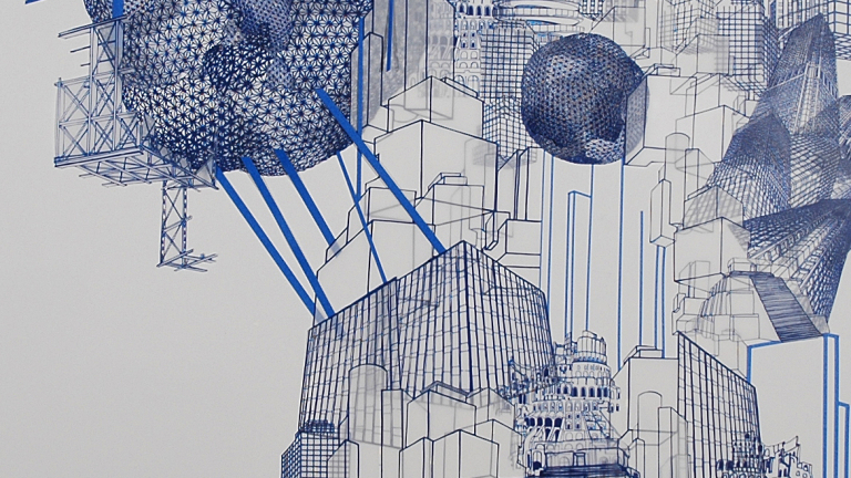 Nicola López, still from "The Babel Cycle," stop animation, 2013. Image courtesy of the artist.