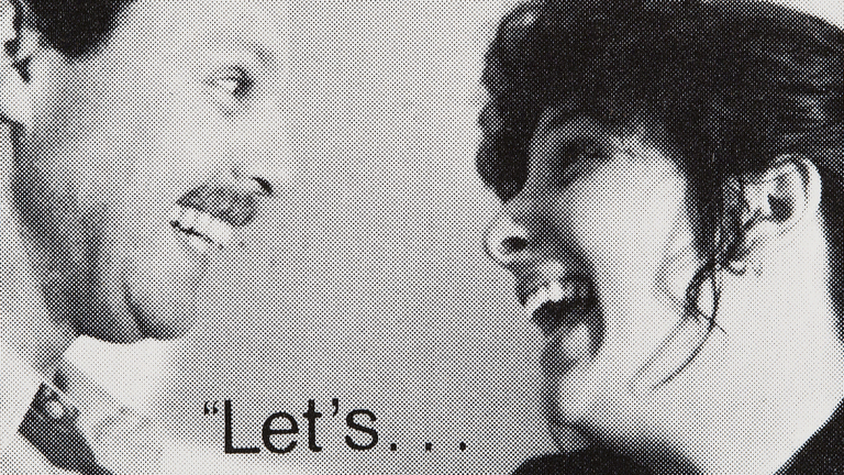 Rachel Youdelman, "Let’s Have Lunch," artist book (detail), 1977.