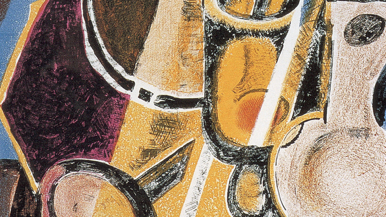 Robert Blackburn, "The Mirror," monoprint, 20" x 24", 1940.