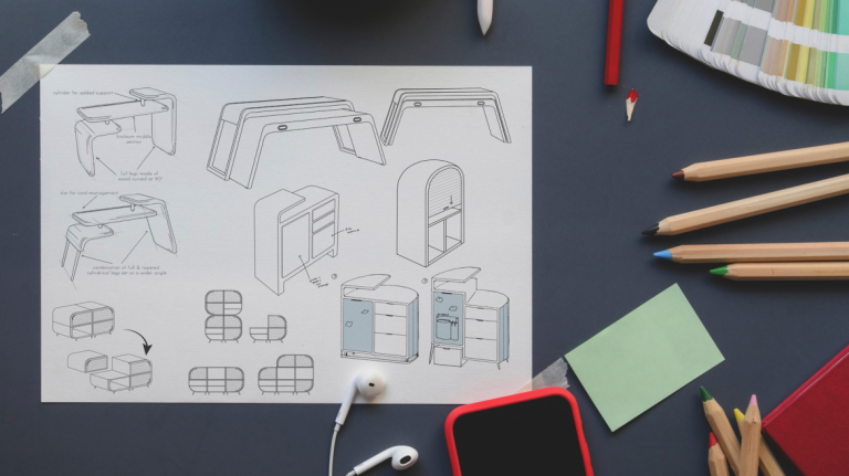 Mitchell Gold + Bob Williams sketches for SCADpro