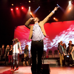SCAD students performing on stage