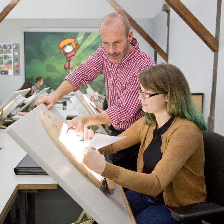 Animation classroom