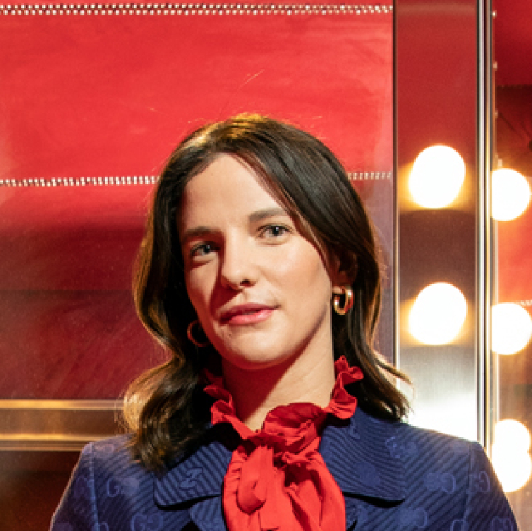 Fashion marketing and management alum Elizabeth Paladeau