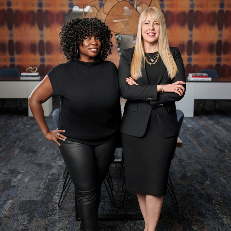 Andra Reeve-Rabb and Alpha Tyler in the SCAD Atlanta Casting Office