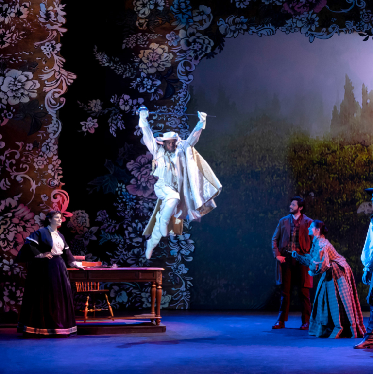 Performing arts students in "Little Women"