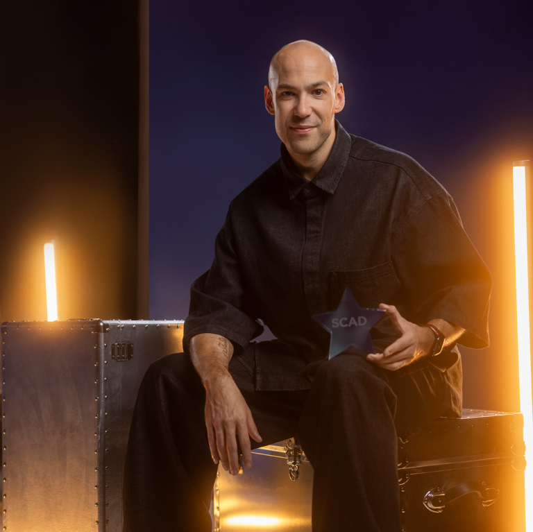 Brent Kiser with a SCAD45 award