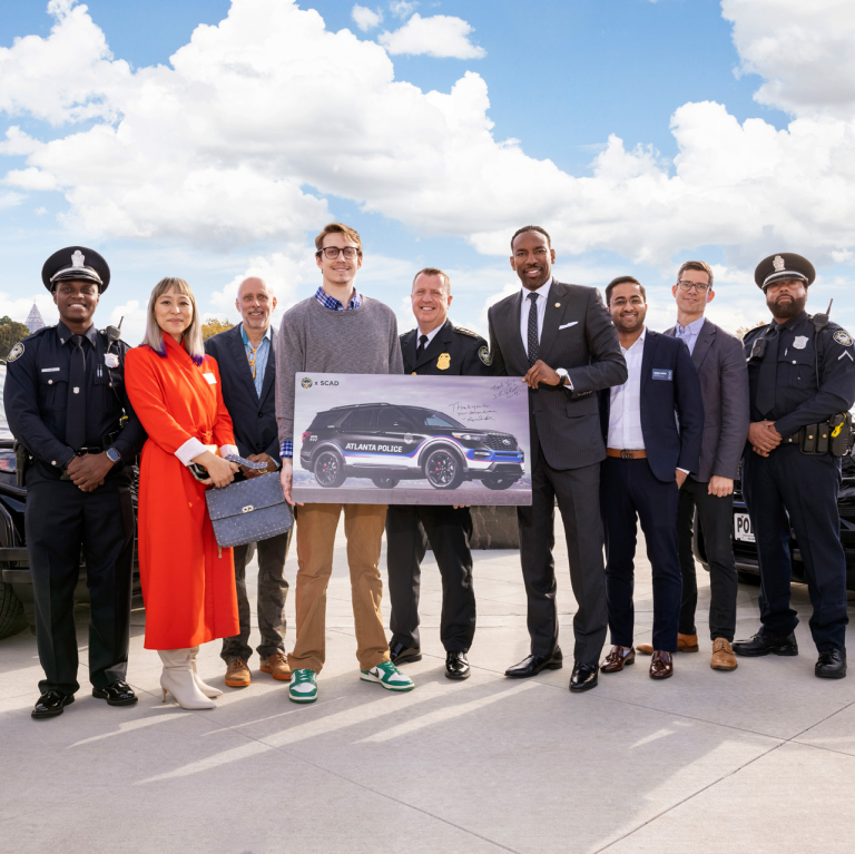 SCADpro students unveil new Atlanta police vehicles 
