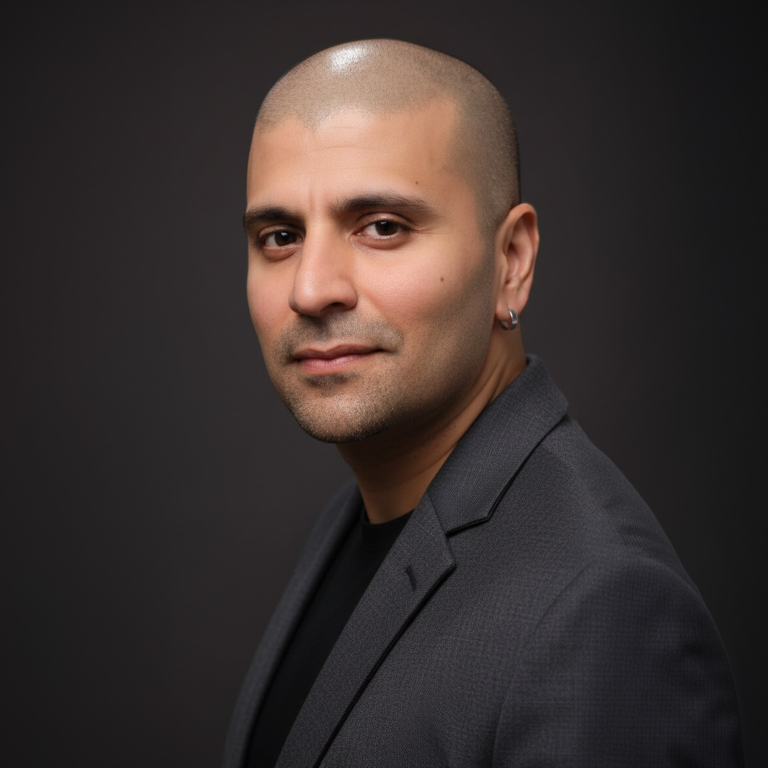 portrait of scad faculty Ashwin Inamdar