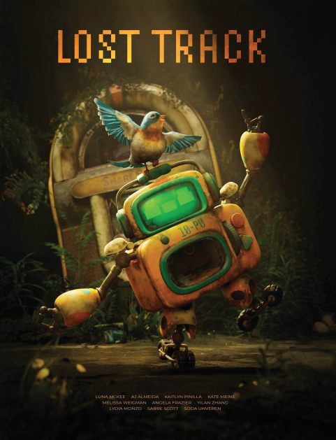Student work for animation, 2026 - "Lost Track" | Multiple artists