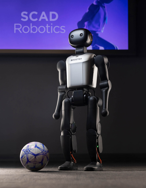 SCAD robot on stage