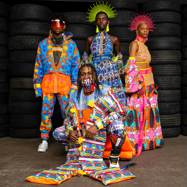 Fashion student Brandon Zayden Skipper’s collection “Avant Oppidan”