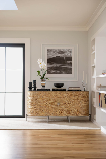 Student work for furniture design, 2026 - "Resonance" credenza | Evan Baker