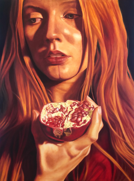 Painting student work “The Sacrifice” by Katie Chatham