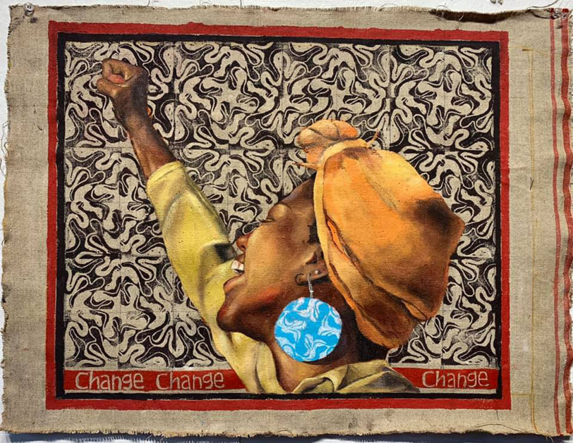 Painting student work "Equality" by Jessie Lefebre
