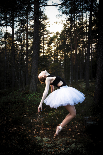 "Dancing in the Woods" by photography student Christianne Ebel
