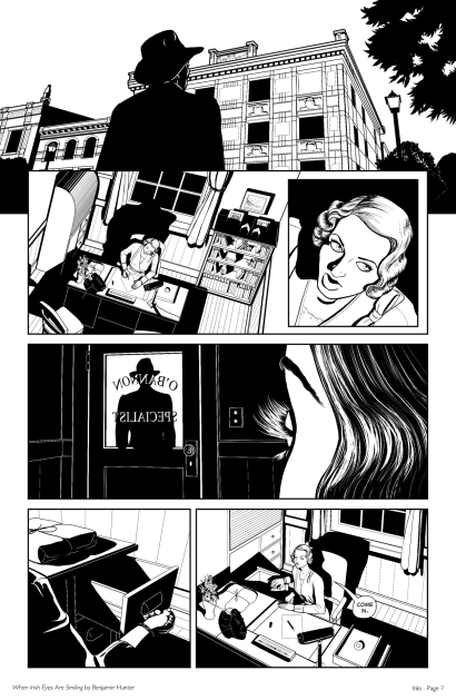 Sequential art student work by Benjamin Hunter