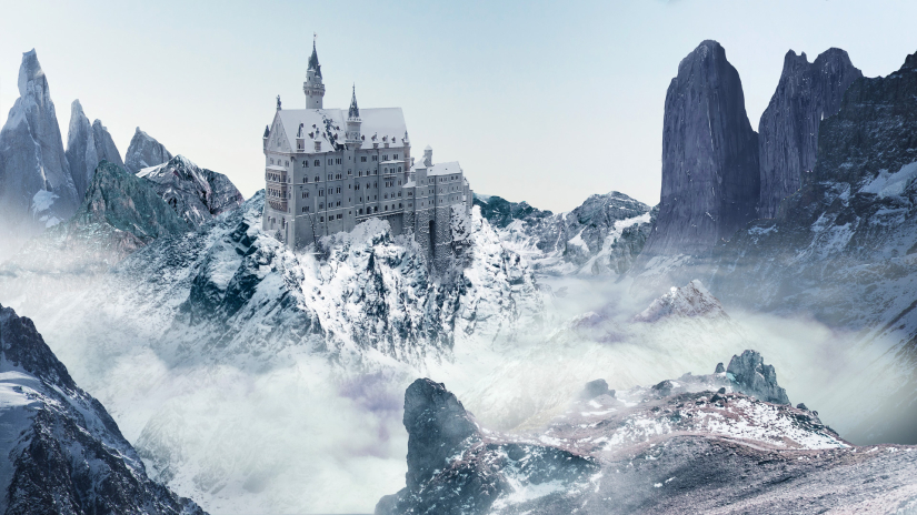 "The Castle in the Sky" by visual effects student Amanda Harris