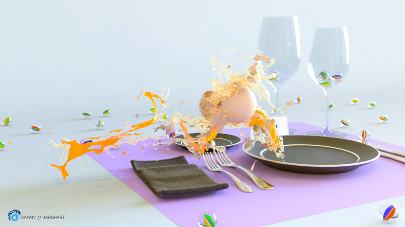 Work by visual effects student Danny Barnhart