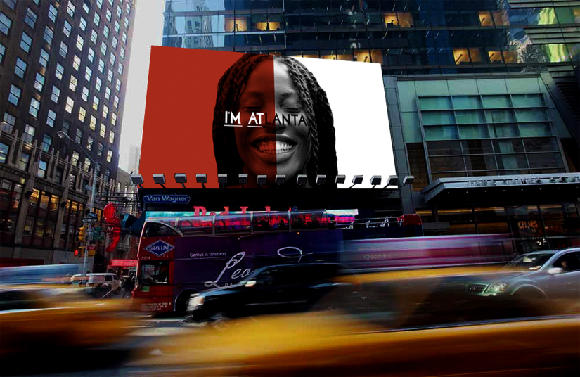 Rachel Lack, advertising student, work "I'm Atlanta" earns HOW Magazine International Design Award