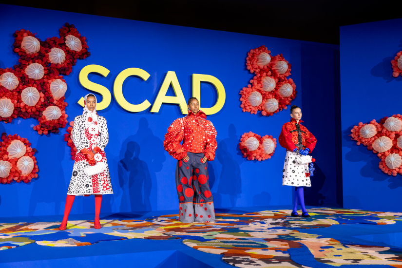 scad fashion student designs on runway