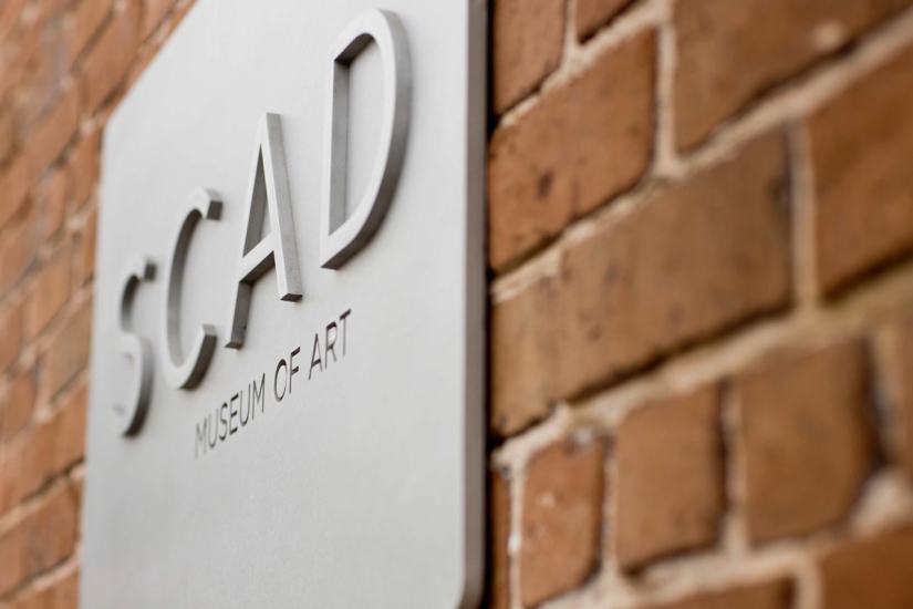 SCAD Museum of Art signage, SCAD Savannah