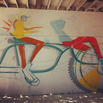 Matt Hebermehl mural for Converse and Juxtapoz magazine