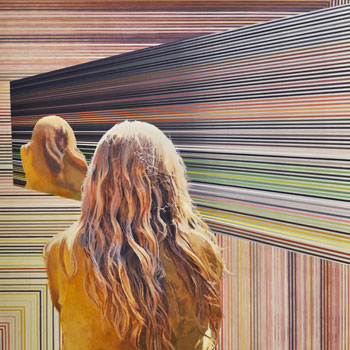Lance Turner, "The Treachery of Images, A Portrait of the Viewer in a Holographic Multiverse," 2013. 