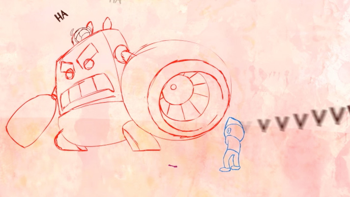 Animation student work, I Declare War by Kyle Miller